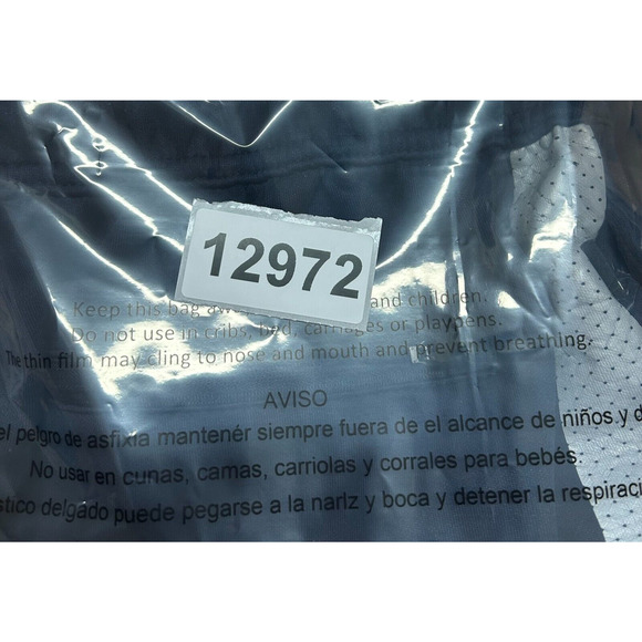 Reebok Track Pants Mens Large Blue Actual 30X28 Elastic Waist Zip Ankle Stretch - Picture 10 of 10